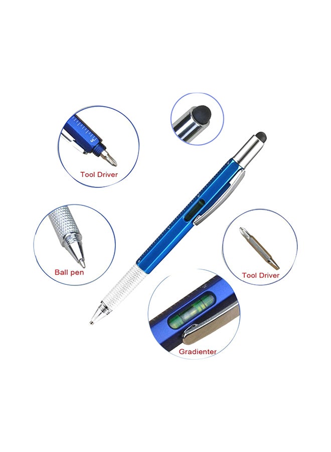 Multifunction Capacitive Stylus Fineliner Pen Blue - Image 2